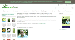Desktop Screenshot of blumensamen-online.de