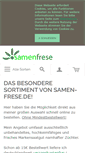 Mobile Screenshot of blumensamen-online.de
