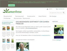 Tablet Screenshot of blumensamen-online.de